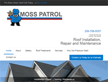 Tablet Screenshot of moss-patrol.com